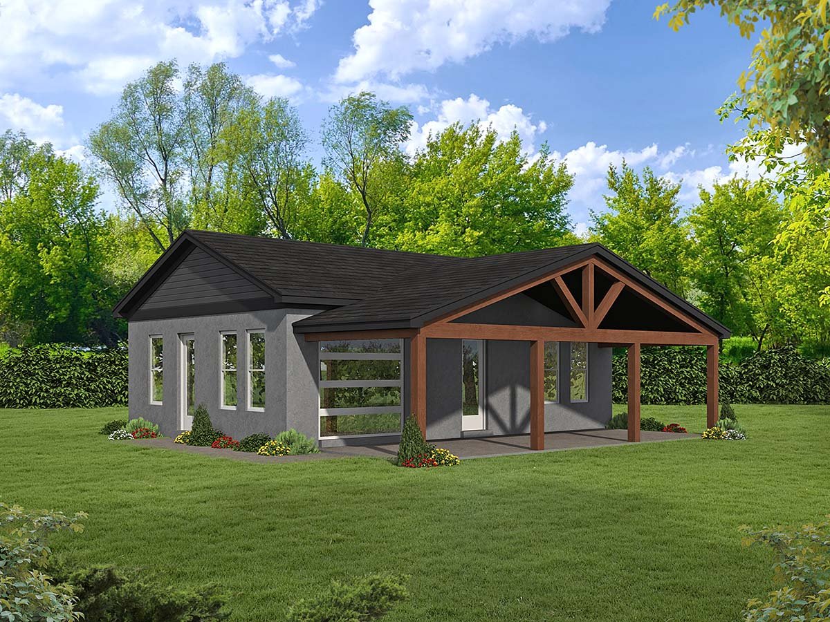 House Plan 81544 Elevation