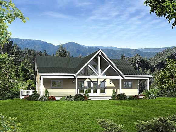 House Plan 81557 Elevation