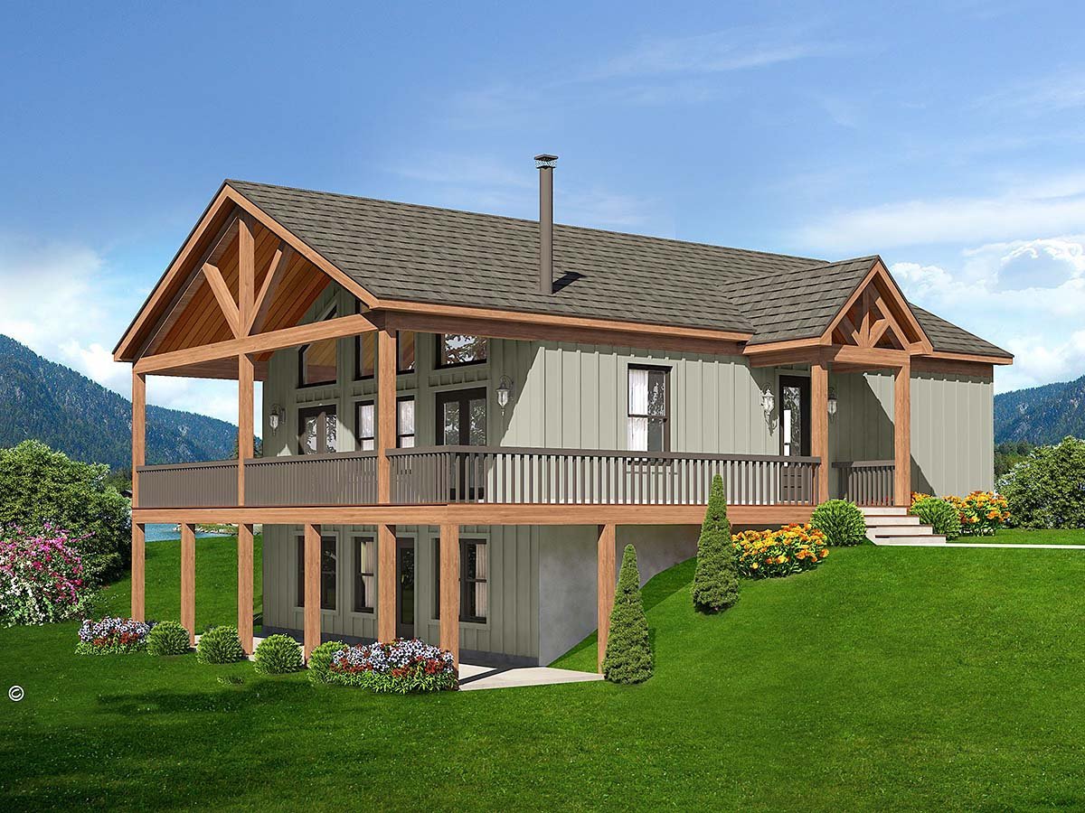 House Plan 81577 Elevation