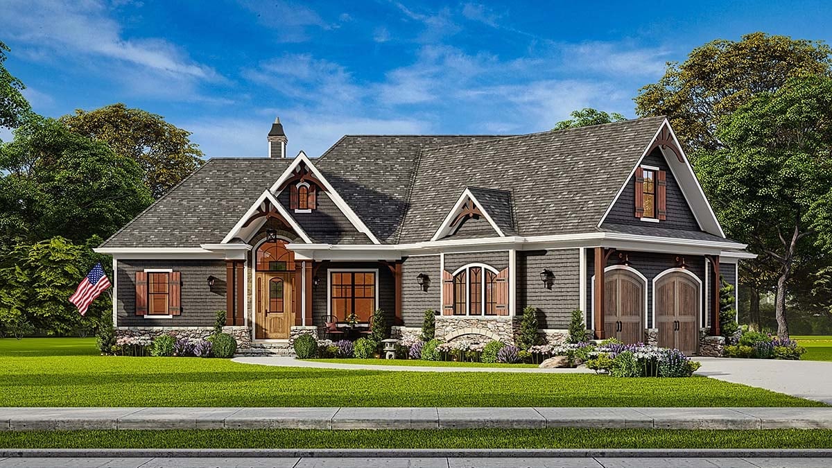 House Plan 81625 Elevation