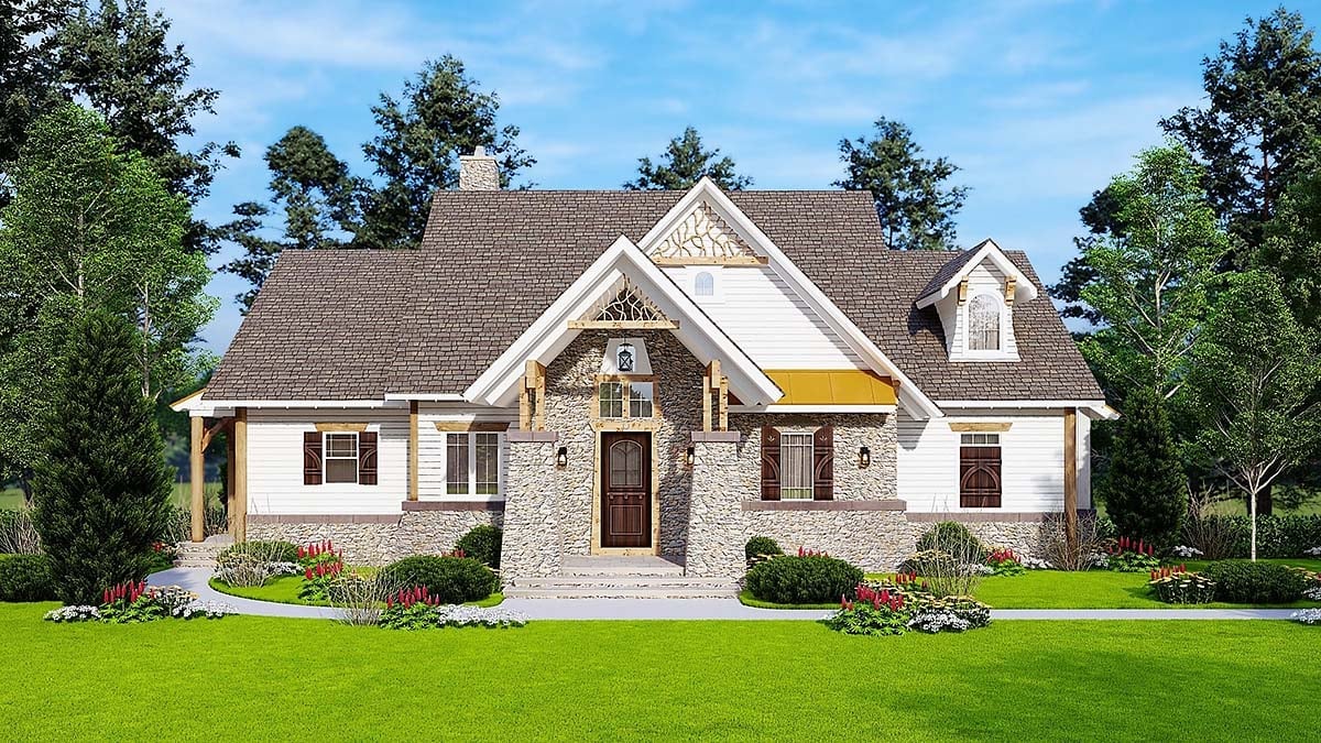 House Plan 81661 Elevation
