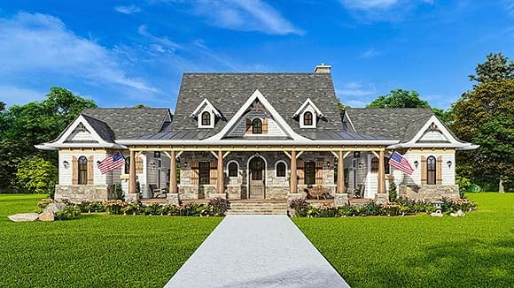 House Plan 81667 Elevation