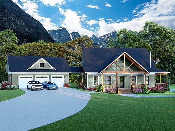 House Plan 81714 Elevation