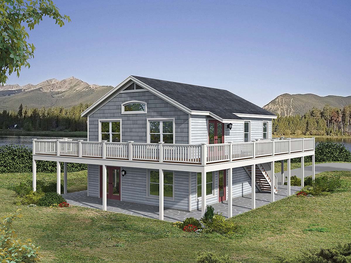 House Plan 81725 Elevation