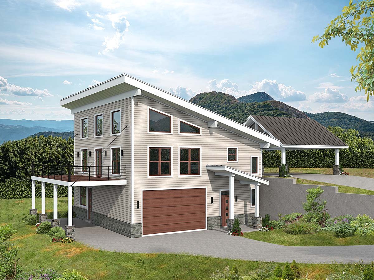 House Plan 81777 Elevation