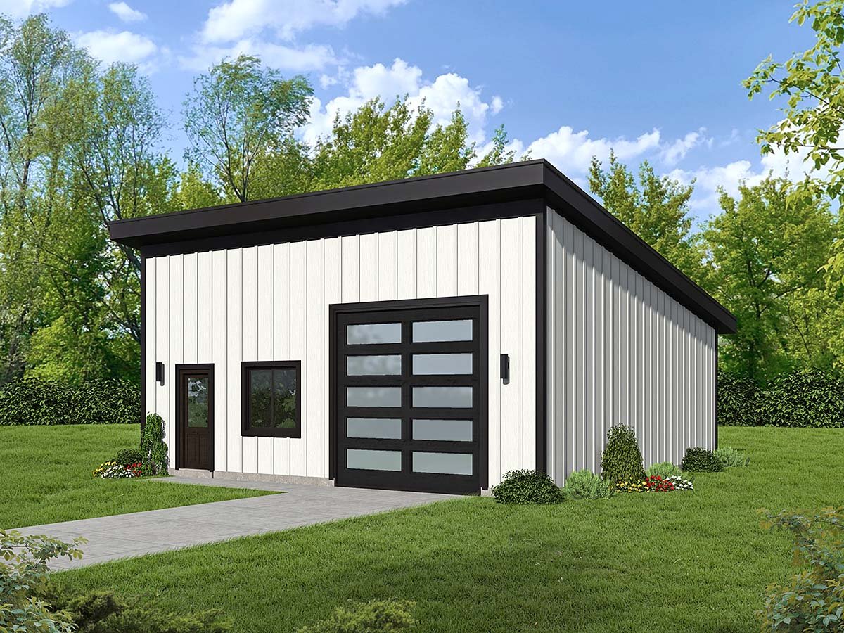 Garage Plan 81787 - 2 Car Garage Elevation