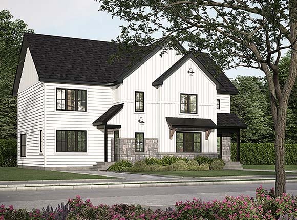 Multi-Family Plan 81836 Elevation