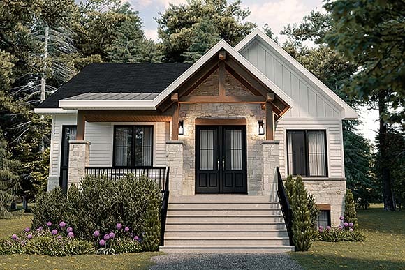 House Plan 81837 Elevation