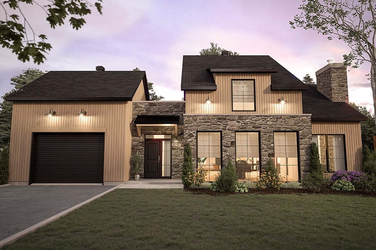 House Plan 81855 Elevation