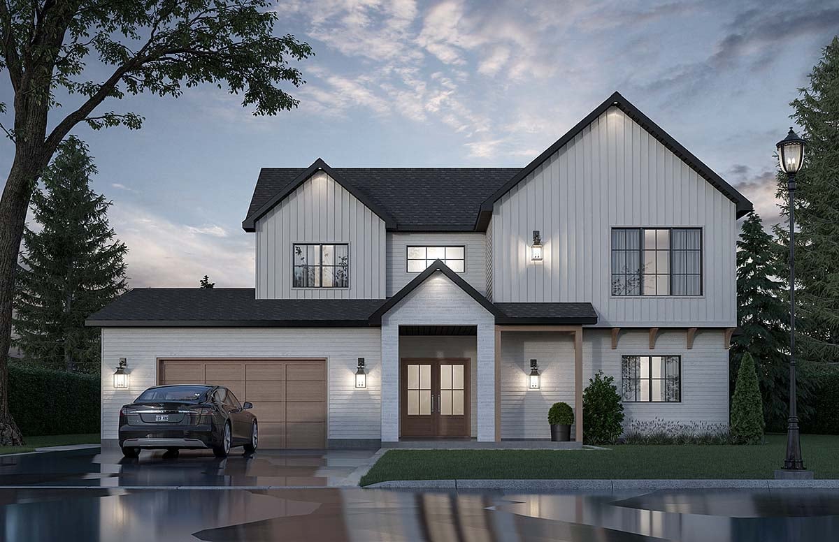 House Plan 81866 Elevation