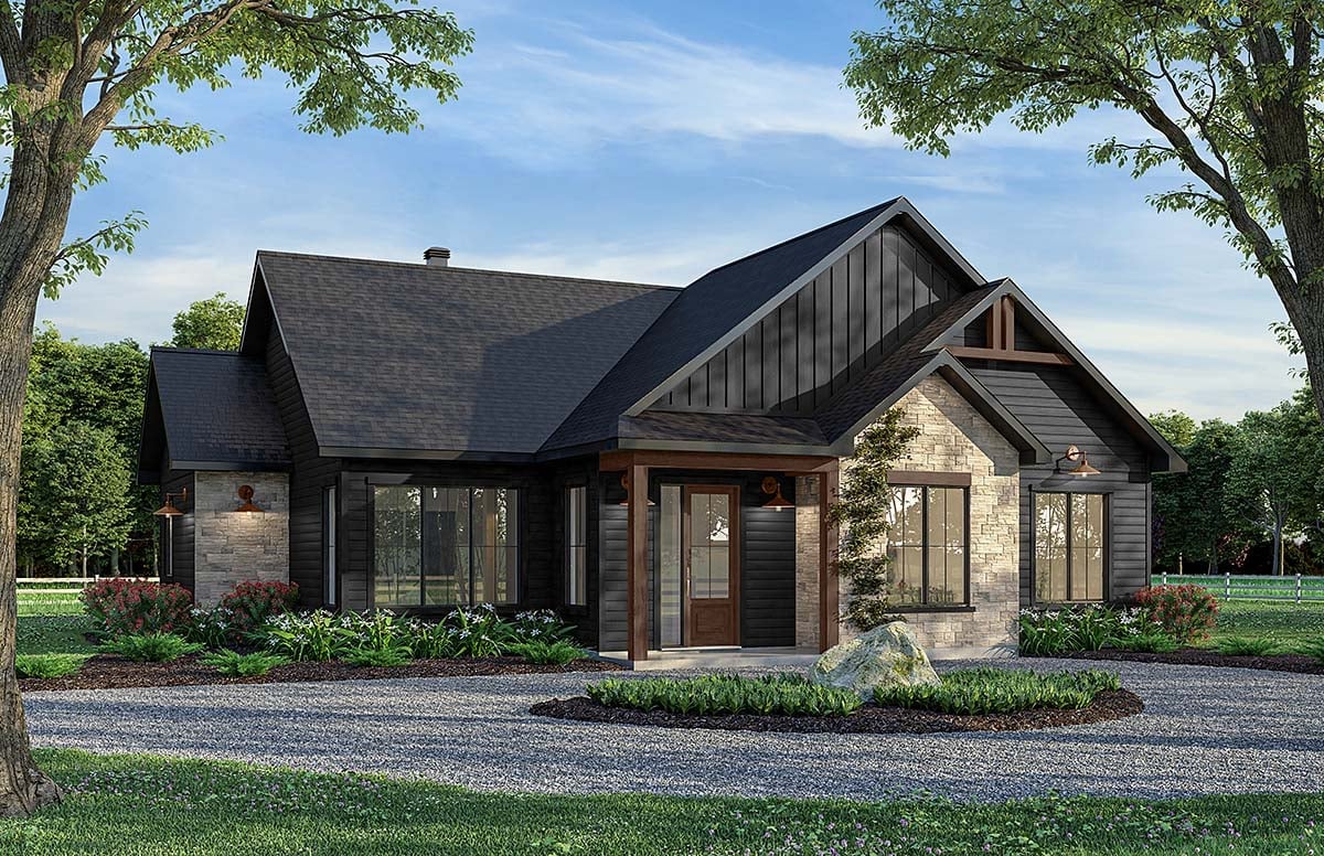 House Plan 81874 Elevation