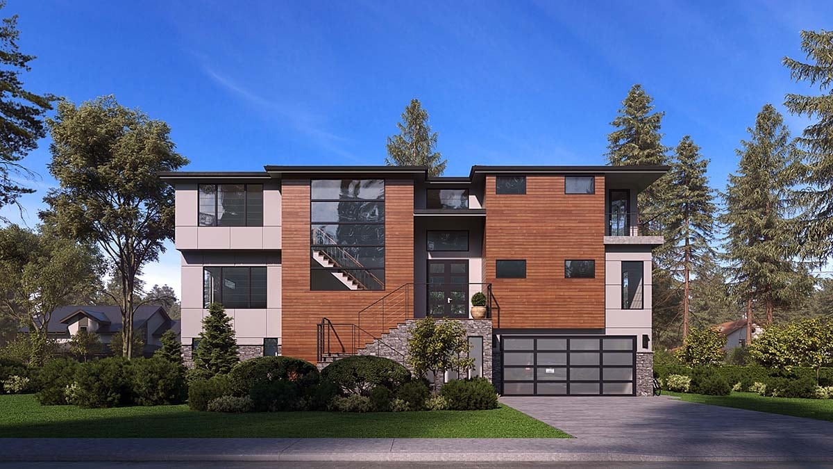 House Plan 81957 Elevation