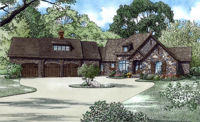 Multi-Family Plan 82178 Elevation
