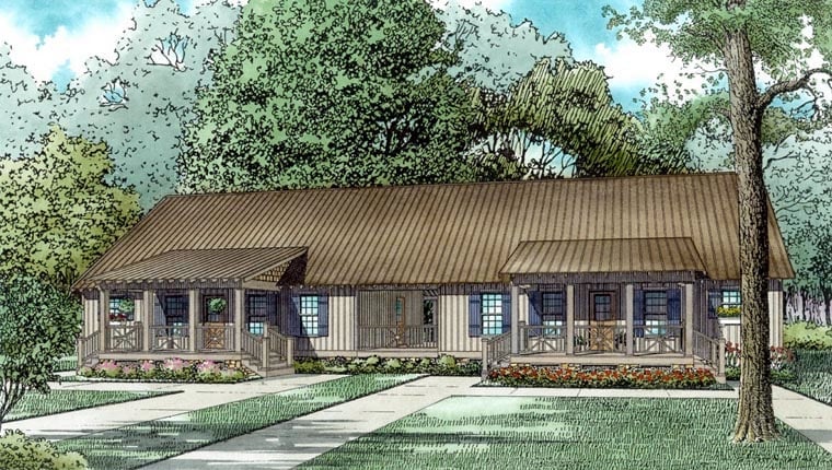 Multi-Family Plan 82307 Elevation