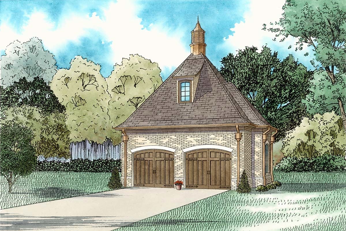 Garage Plan 82383 - 2 Car Garage Elevation