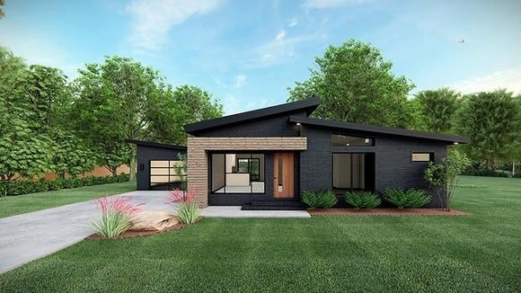 Modern House Plans With Flat Roof And