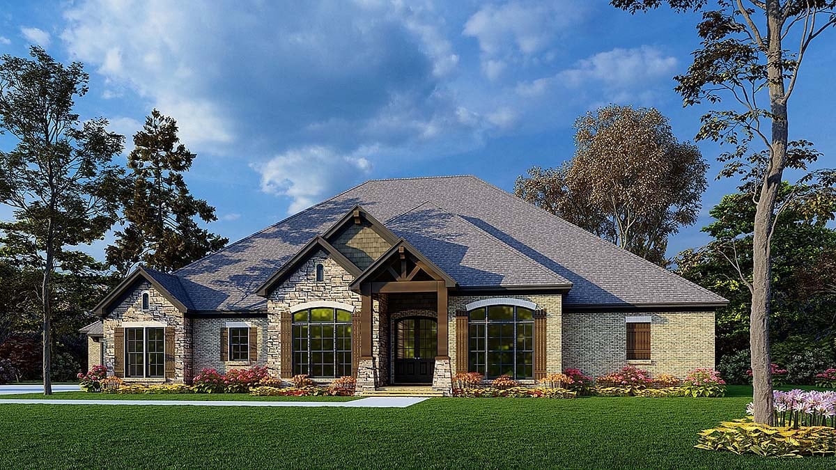 House Plan 82668 Elevation