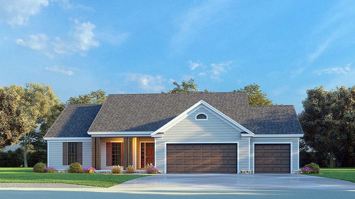 House Plan 82680 Elevation