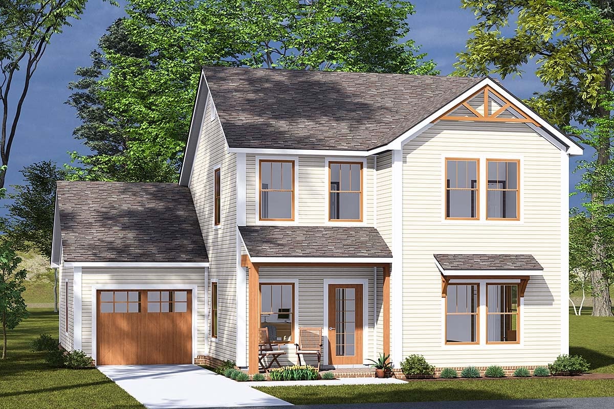 House Plan 82899 Elevation