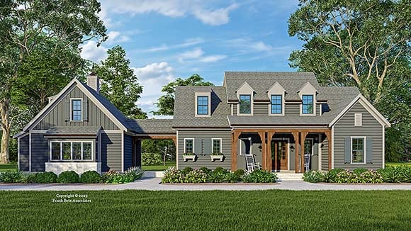 House Plan 83148 Elevation
