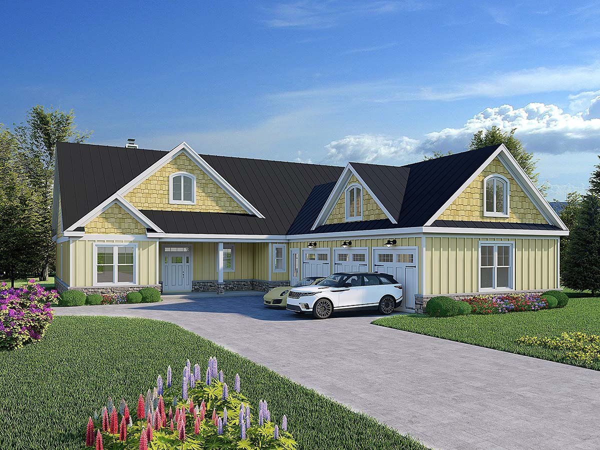 House Plan 83472 Elevation