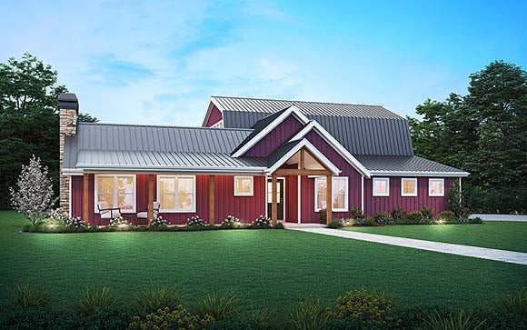 House Plan 83503 Elevation