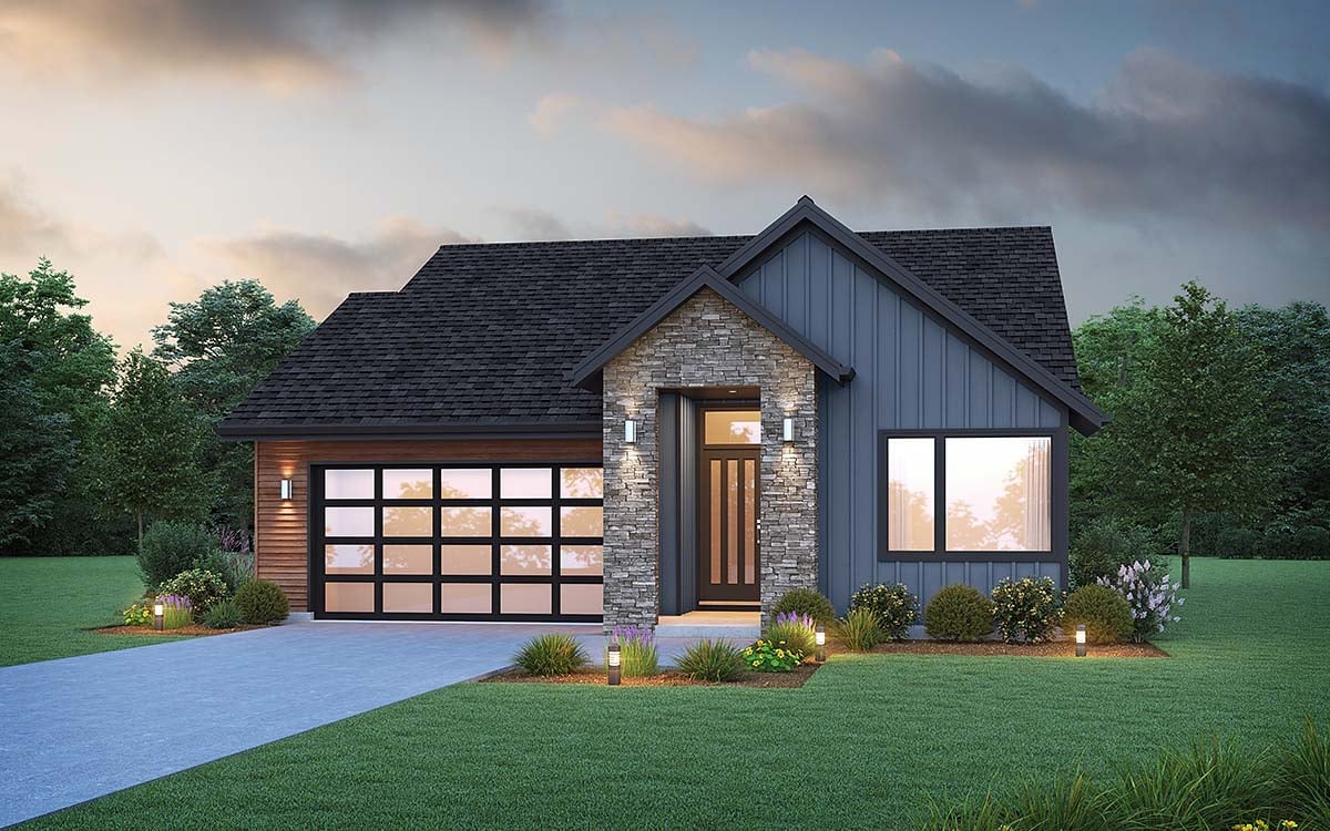 House Plan 83514 Elevation