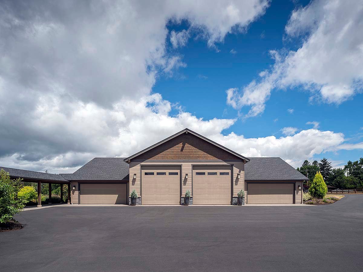 Garage Plan 83520 - 8 Car Garage Elevation