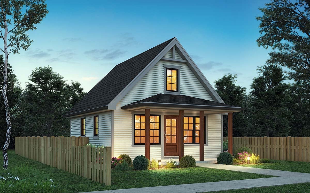 House Plan 83558 Elevation