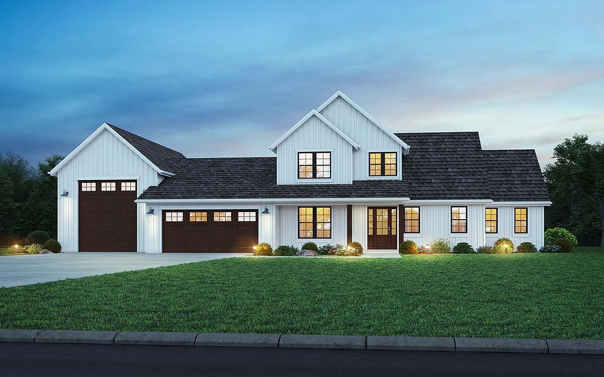 House Plan 83568 Elevation