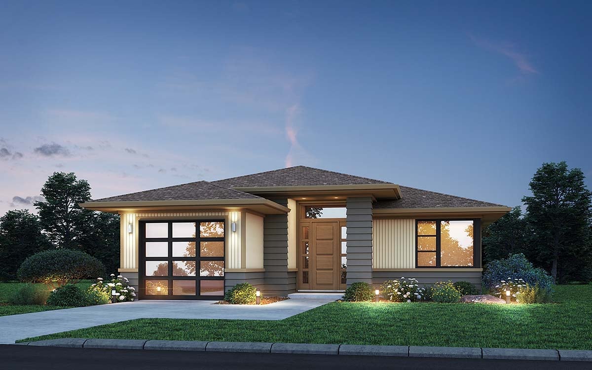 House Plan 83569 Elevation
