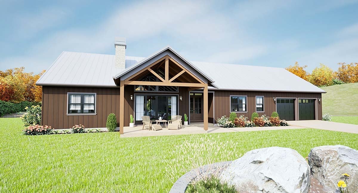 House Plan 83588 Elevation