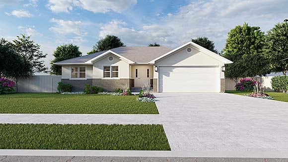 House Plan 83600 Elevation