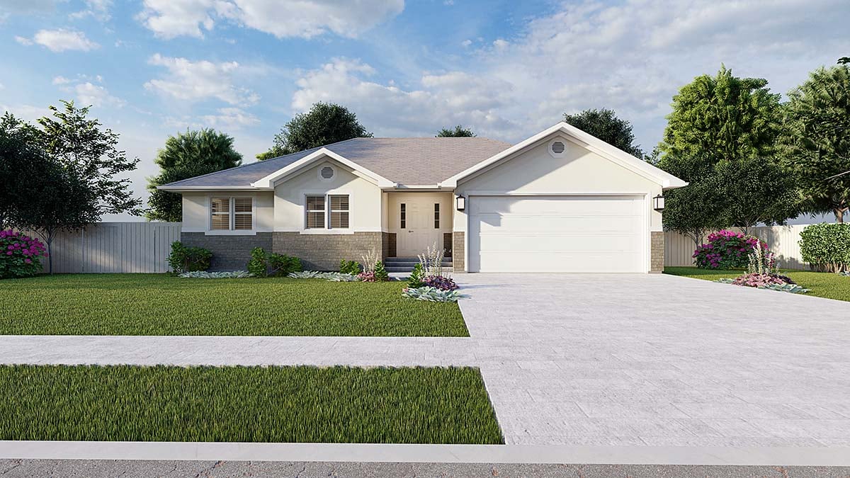 House Plan 83600 Elevation