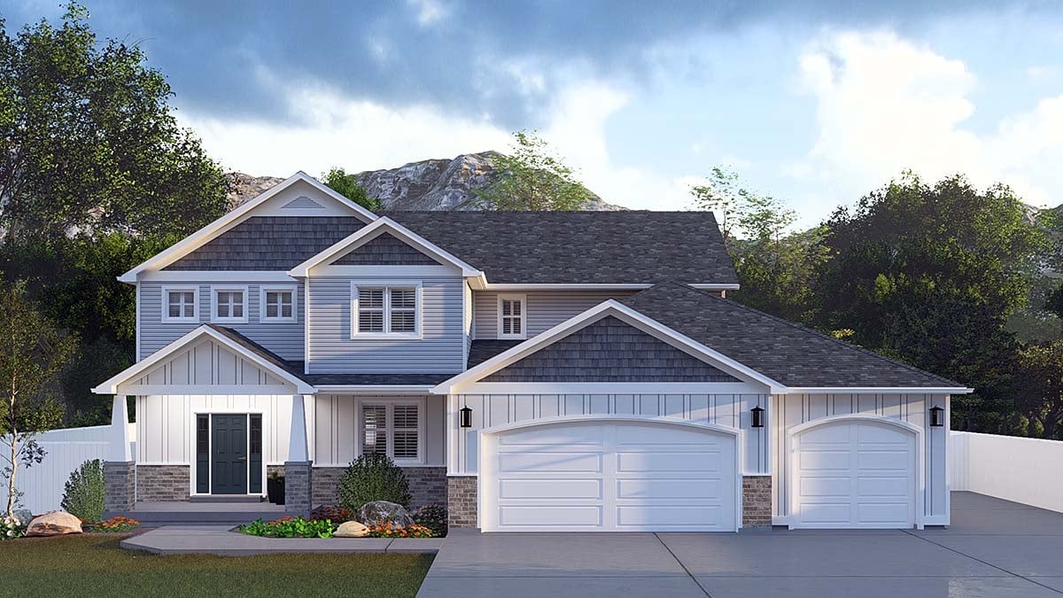 House Plan 83621 Elevation