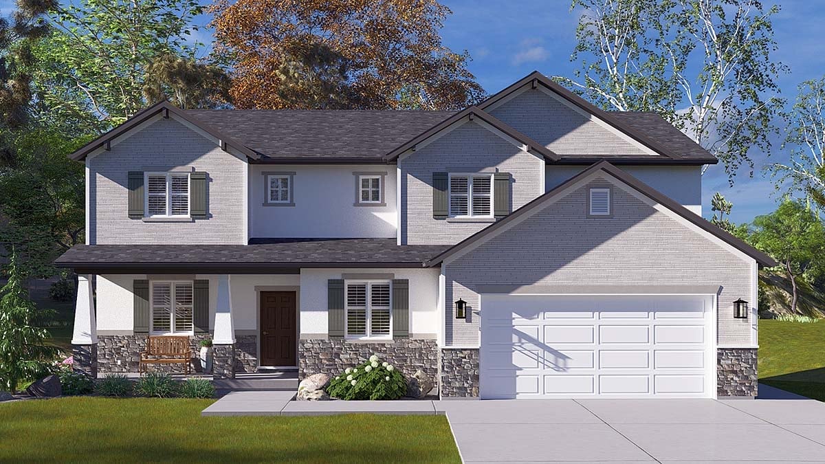 House Plan 83650 Elevation
