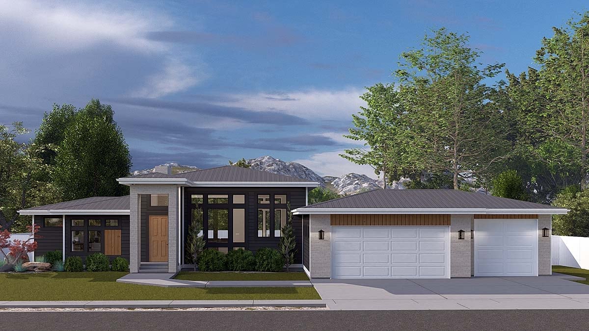 House Plan 83669 Elevation