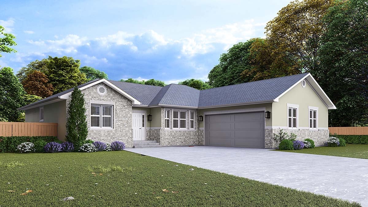 House Plan 83677 Elevation