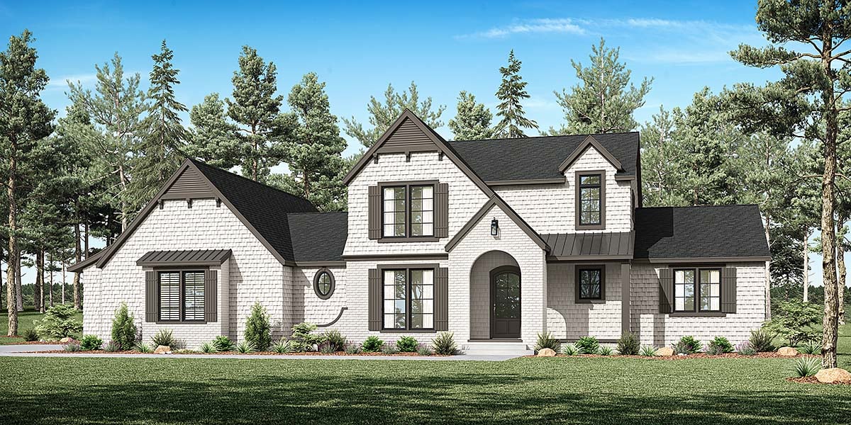 House Plan 83802 Elevation