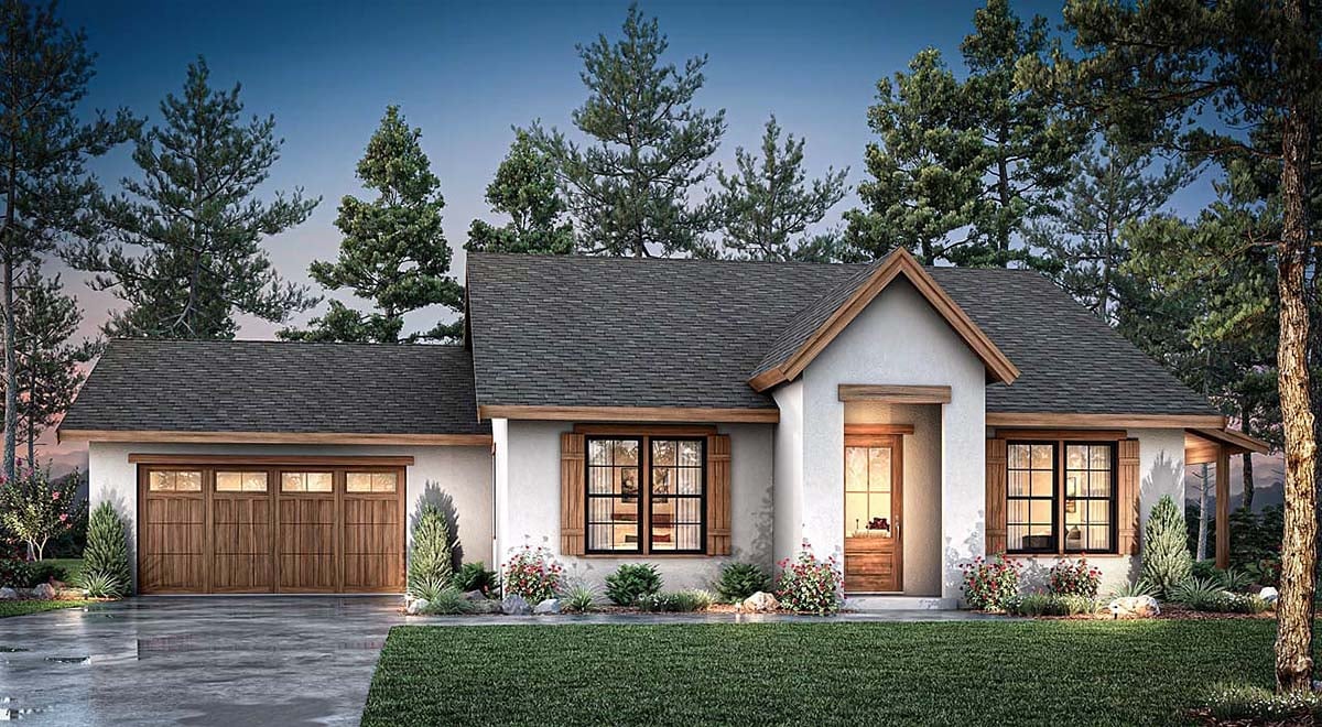 House Plan 83814 Elevation