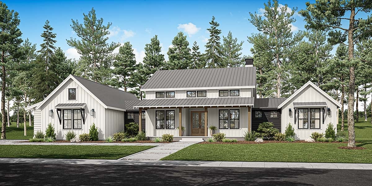 House Plan 83819 Elevation