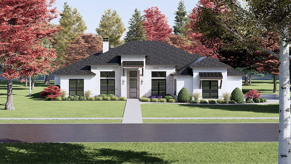 House Plan 84108 Elevation