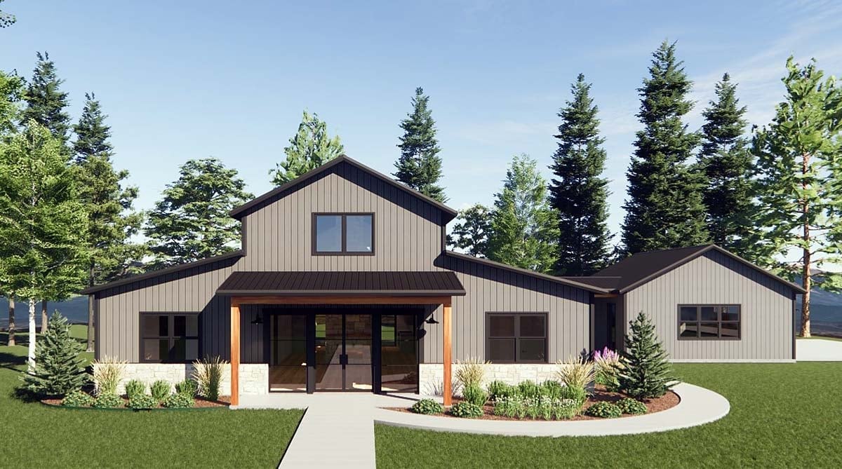 House Plan 84123 Elevation