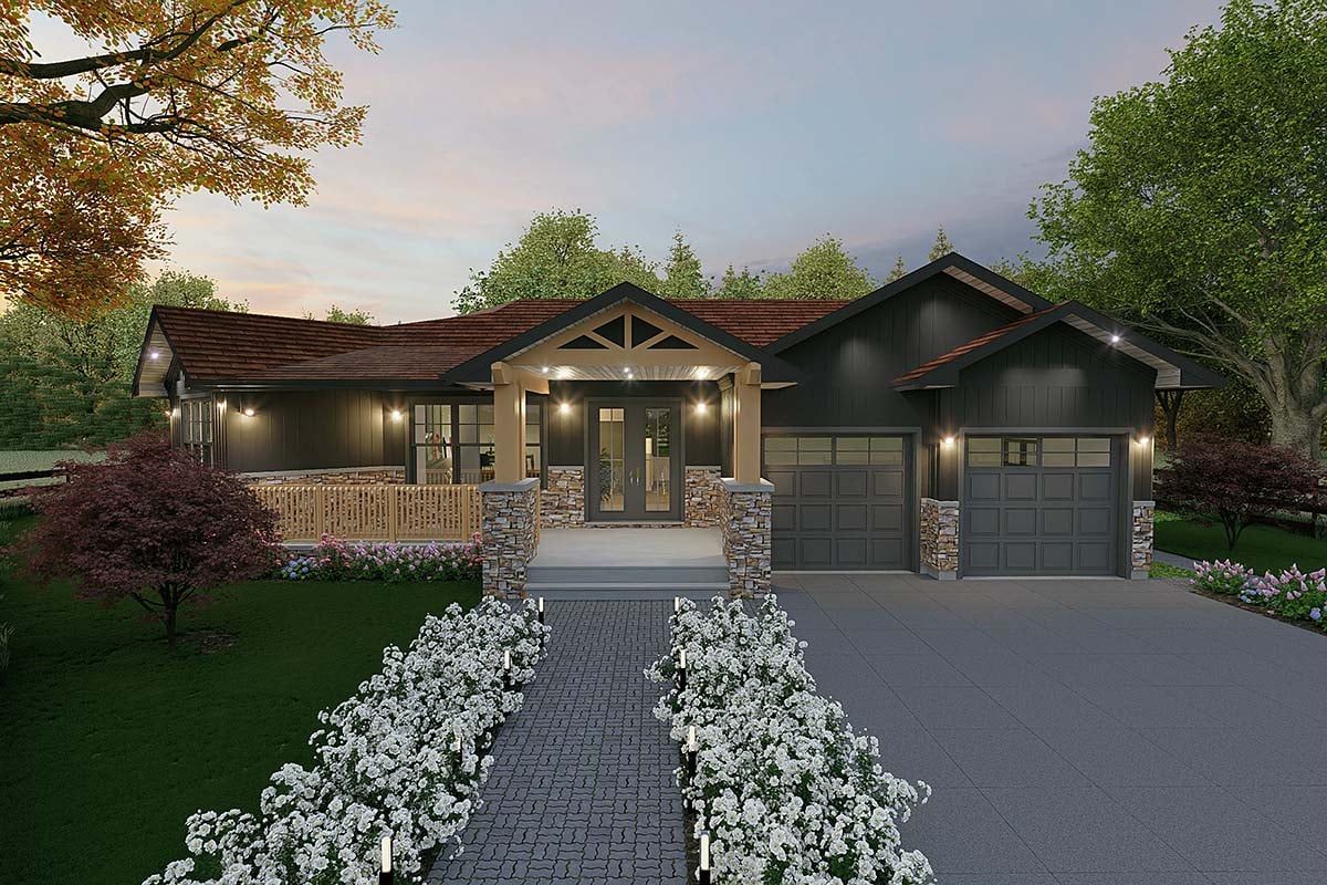 House Plan 84602 Elevation