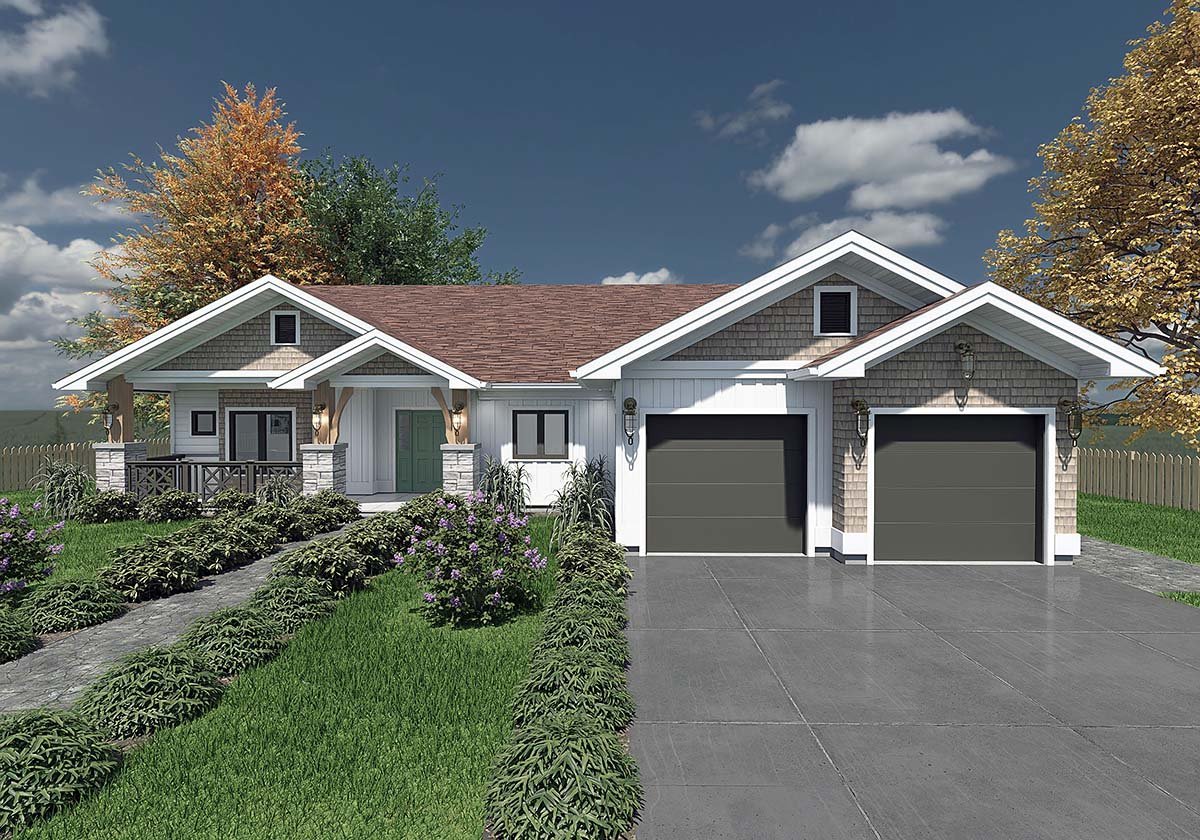 House Plan 84618 Elevation