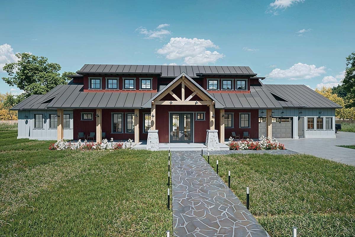 House Plan 84624 Elevation