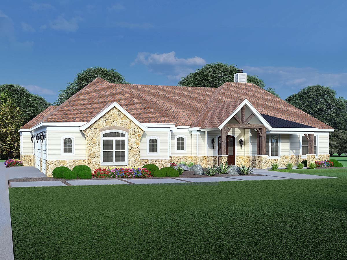 House Plan 84838 Elevation