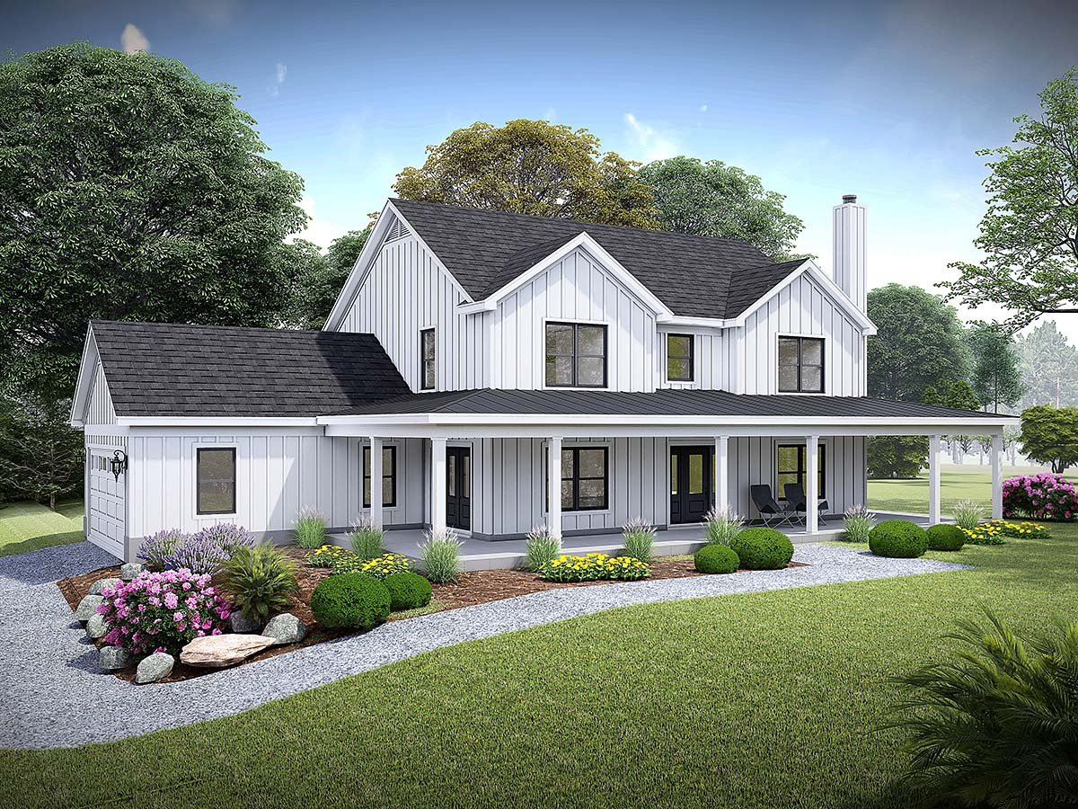 House Plan 84877 Elevation