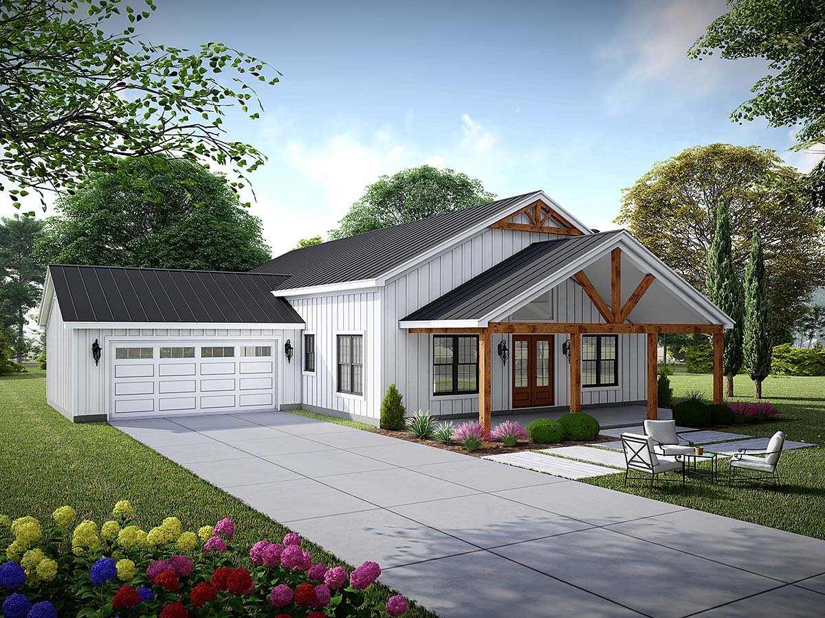 House Plan 84898 Elevation