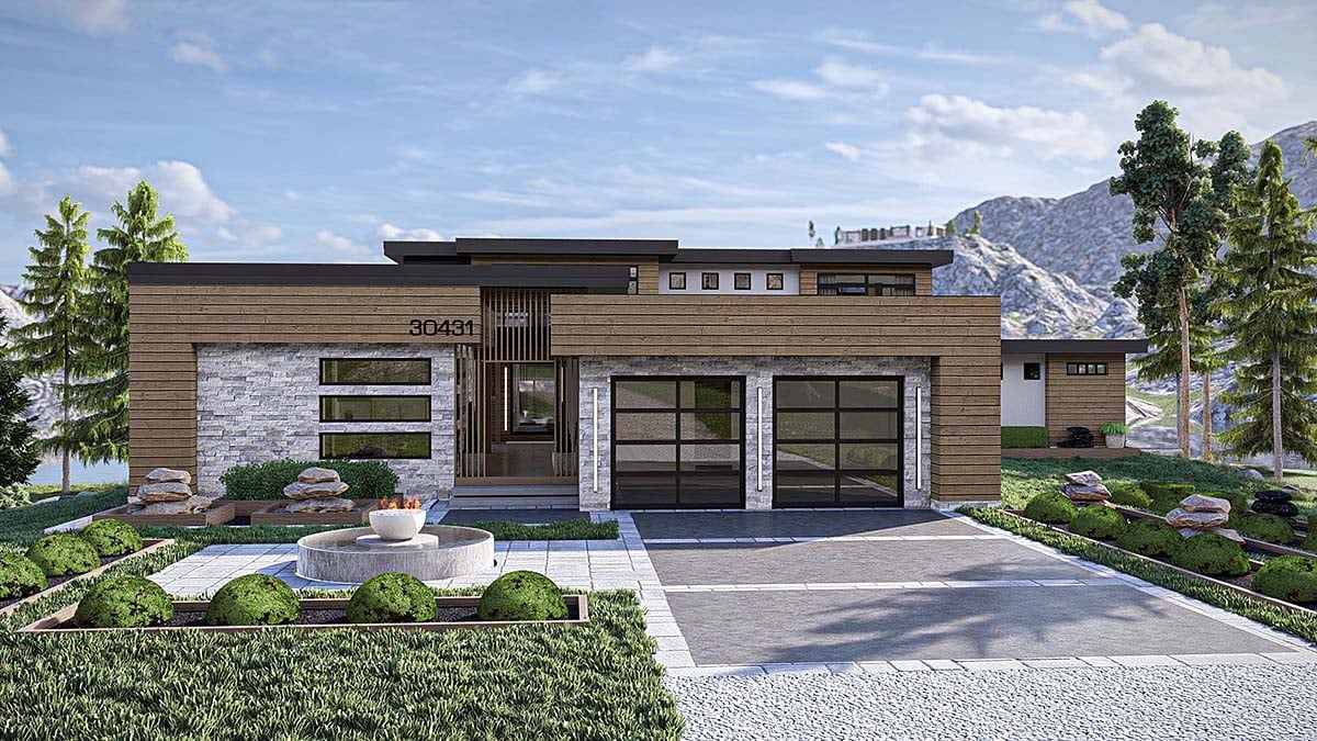 House Plan 84902 Elevation